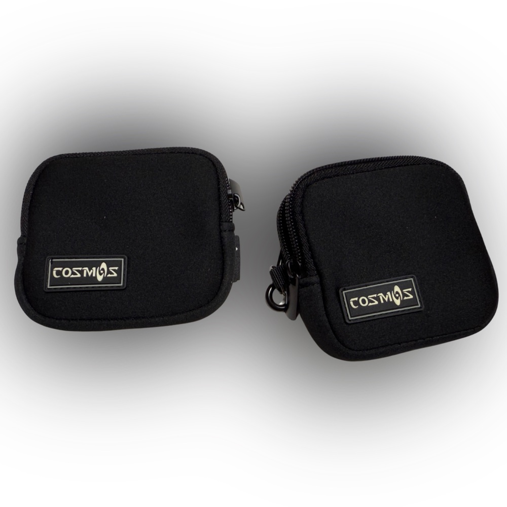 Black Protective Pouch for Electronics and Hand Sanitizer Keychain